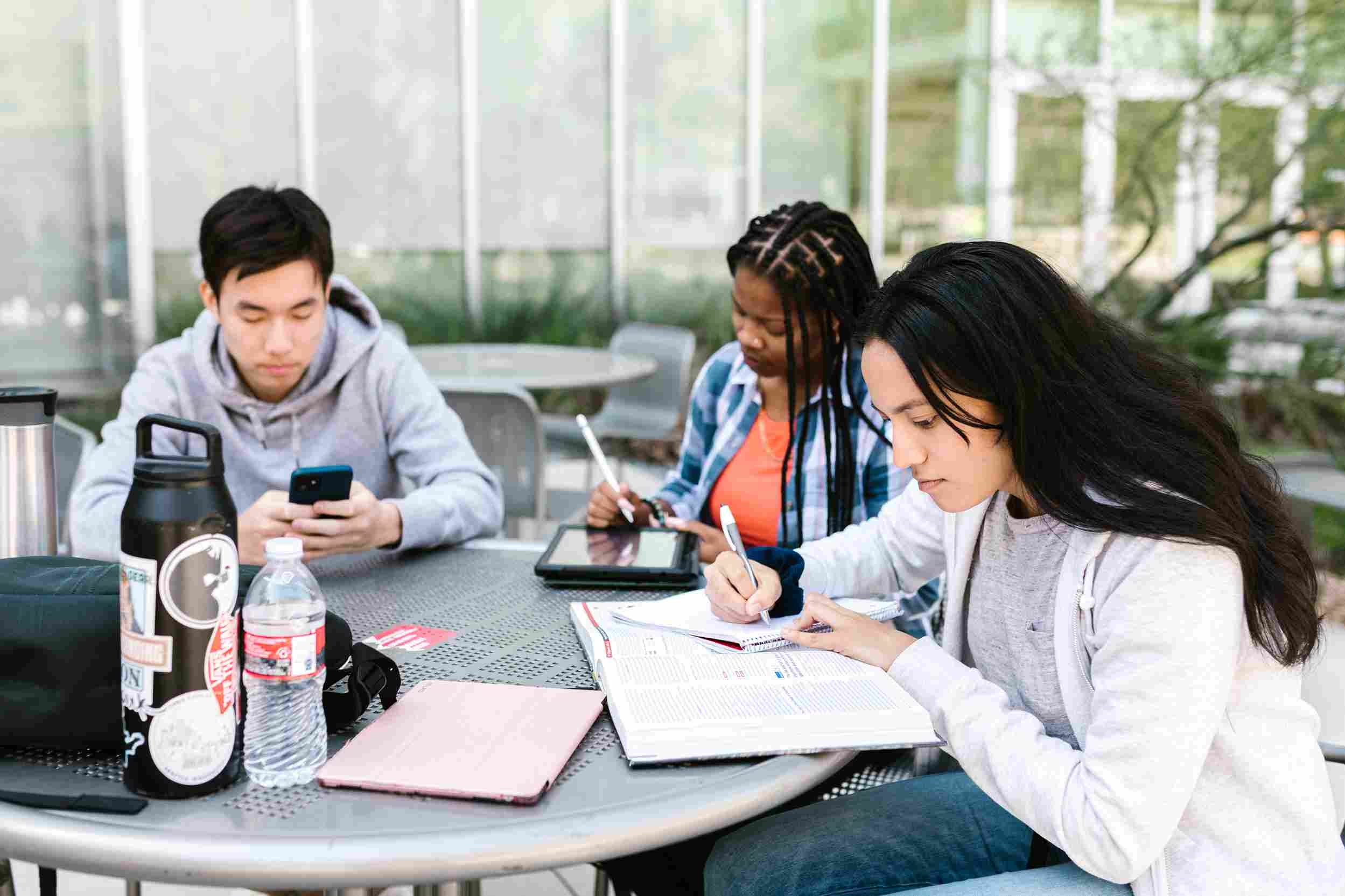 universiity Students doing their IELTS practice